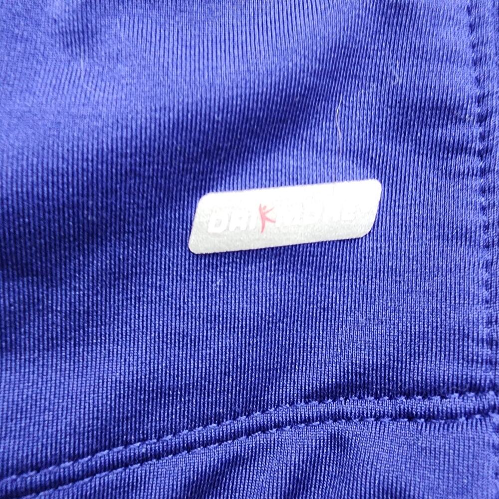 Danskin Now Jacket Womens M Blue 1/4 Zip Long Sleeve Thumbholes Pullover Workout - Picture 6 of 12